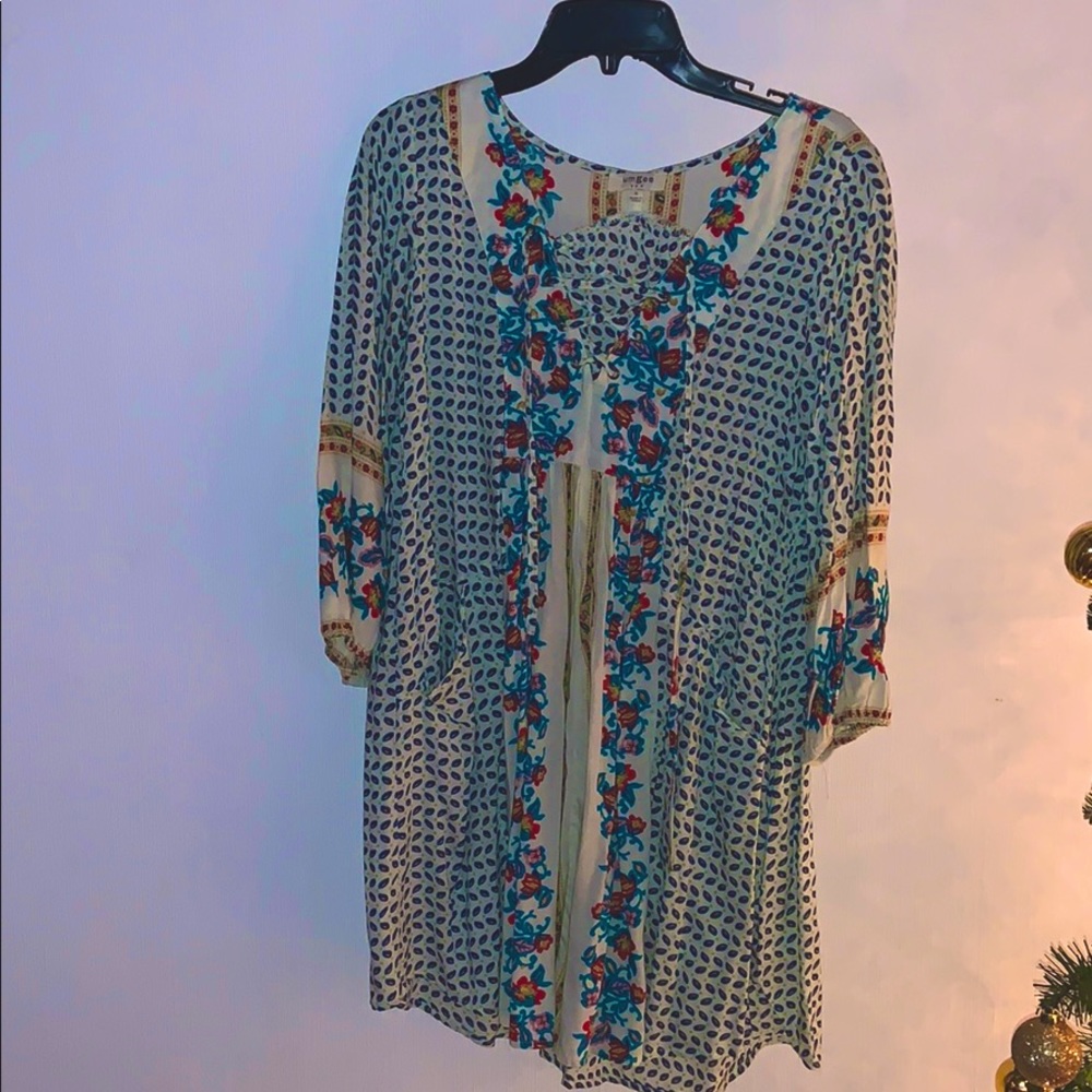 colorful dress with pockets